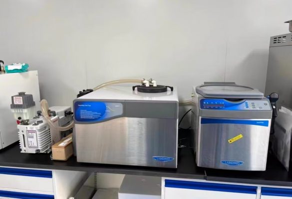 如何判斷Labconco濃縮儀的真空管路是否漏氣？